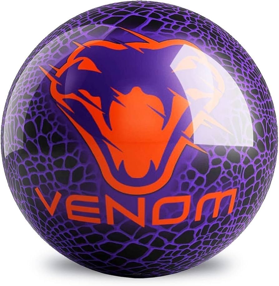 Motiv Venom spare bowling ball for beginners, plastic spare ball for straighter shots on any lane